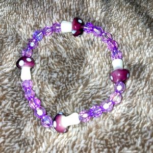 Mushroom beaded braclet